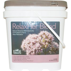 Equilite Herbals RelaxHer Blend Calming Powder Horse Supplement, 6-lb tub