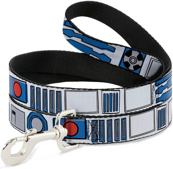 Buckle-Down Star Wars R2-D2 Polyester Dog Leash, 6-ft long, 1-in wide slide 1 of 4