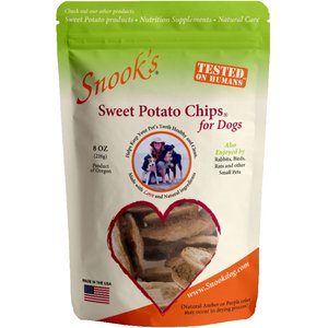 Snook's Sweet Potato Chips Dog Treats, 8-oz bag