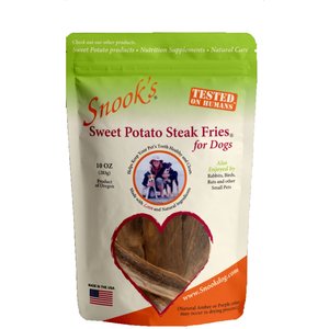 Snook's Sweet Potato Steak Fries Dog Treats, 10-oz bag