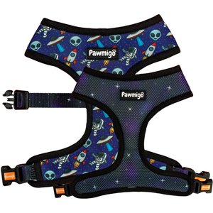 Pawmigo Extra-Furrestrial Mesh Back Clip Dog Harness, X-Large: 24 to 34-in chest