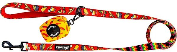 Pawmigo Taco Tuesday Polyester Dog Leash, 5-ft long, 3/4-in wide slide 1 of 1