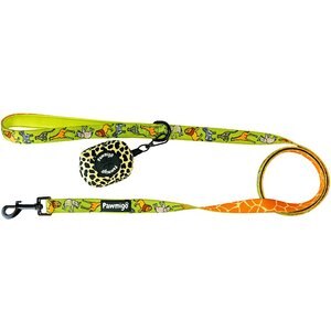 Pawmigo Wild Thing Polyester Dog Leash, 5-ft long, 3/4-in wide