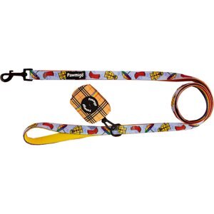 Pawmigo April Showers Polyester Dog Leash, 5-ft long, 3/4-in wide