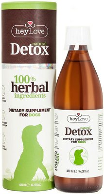 heyLove Natural Detox Dietary Dog Supplement, 16.23-oz bottle, slide 1 of 1