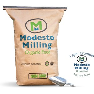 Modesto Milling Organic Layer Crumbles Poultry Feed, 50-lb bag