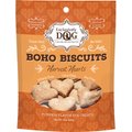Exclusively Dog Boho Biscuits Harvest Hearts Pumpkin Flavor Dog Treats, 8-oz bag