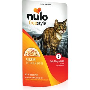 Nulo FreeStyle Chicken in Broth Cat Food Topper, 2.8-oz, case of 24