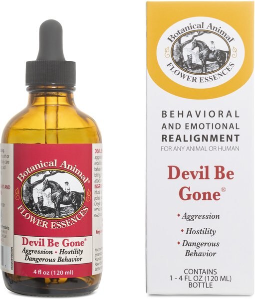 Botanical Animal Flower Essences Devil Be Gone Calming Pet Supplement, 4-oz bottle slide 1 of 6