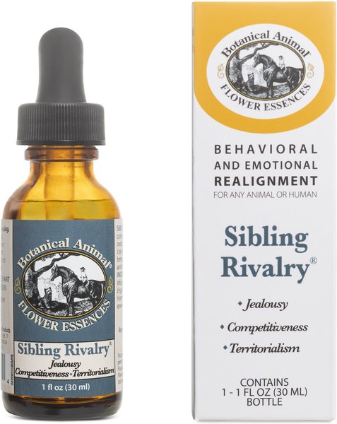 Botanical Animal Flower Essences Sibling Rivalry Calming Pet Supplement, 4-oz bottle slide 1 of 6