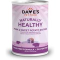 Dave's Pet Food Grain-Free Pork and Sweet Potato Entree in Broth Canned Dog Food, 13-oz, case of 12