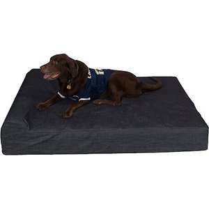 Pet Support Systems Lucky Dog Orthopedic Bolster Dog Bed, Blue, X-Large
