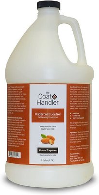 The Coat Handler Undercoat Control Almond Fragrance Deshedding Dog & Cat Conditioner, 1-gal bottle, slide 1 of 1