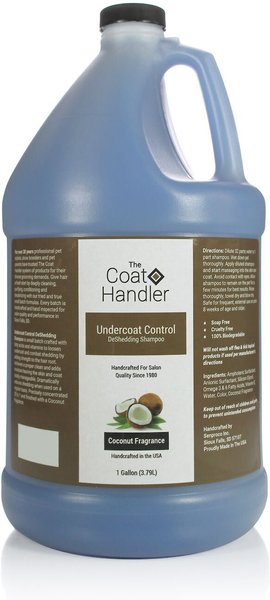The Coat Handler Undercoat Control Coconut Fragrance Deshedding Dog & Cat Shampoo, 1-gal bottle slide 1 of 3