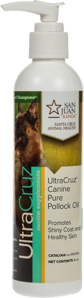 UltraCruz Pure Pollock Oil Dog Supplement, 8-oz bottle slide 1 of 1