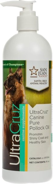 UltraCruz Pure Pollock Oil Dog Supplement, 16-oz bottle slide 1 of 1