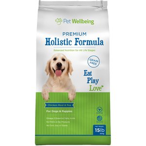 Pet Wellbeing Premium Holistic Formula Dry Dog Food, 15-lb bag