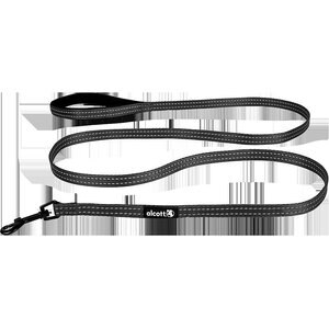 Alcott Adventure Polyester Reflective Dog Leash, Grey, Small: 6-ft long, 5/8-in wide