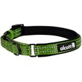Alcott Polyester Reflective Martingale Dog Collar, Green, Medium: 14 to 20-in neck