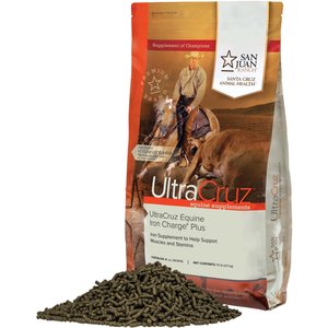 UltraCruz Iron Charge Plus Circulatory Care Pellets Horse Supplement, 10-lb bag