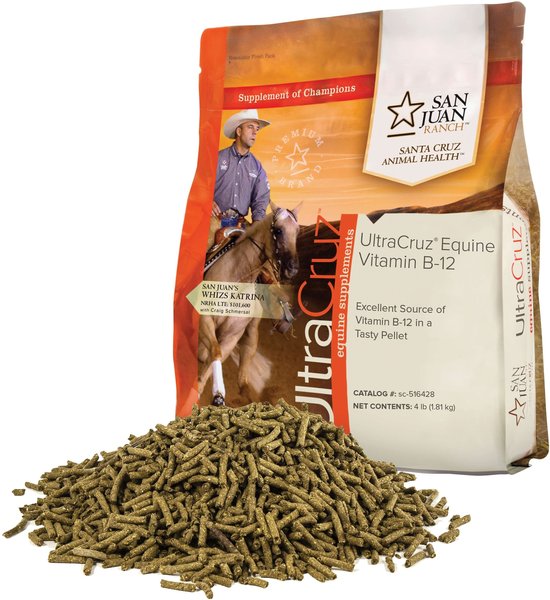 UltraCruz Vitamin B-12 Nervous System Support Pellets Horse Supplement, 4-lb bag slide 1 of 1