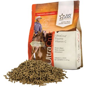 UltraCruz Vitamin C Immune Support Pellets Horse Supplement, 4-lb bag