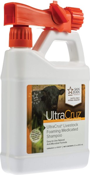 UltraCruz Foaming Medicated Livestock Shampoo, 32-oz bottle slide 1 of 1