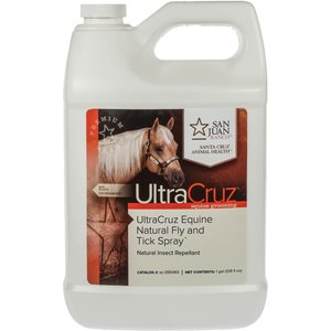 UltraCruz Natural Horse Fly & Tick Spray, 1-gal bottle