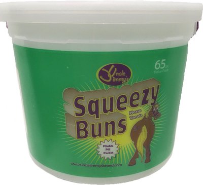 Uncle Jimmy's Squeezy Buns Horse Treat, slide 1 of 1