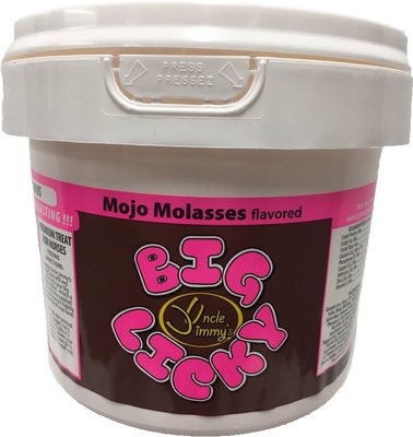 Uncle Jimmy's Big Licky Mojo Molasses Flavored Horse Treat, 4.10-lb tub, slide 1 of 1