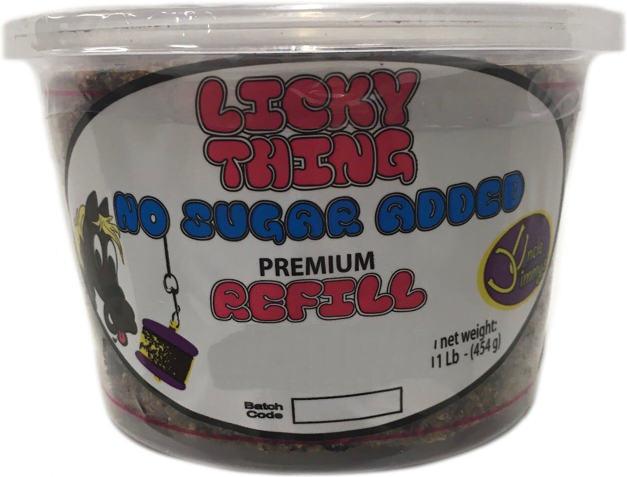 Uncle Jimmys Peppermint Licky Thing Refills Nutritional Supplements 1 lb 4 oz