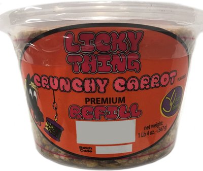 Uncle Jimmy's Licky Thing Crunchy Carrot Premium Refill Horse Treat, 1.25-lb tub, slide 1 of 1