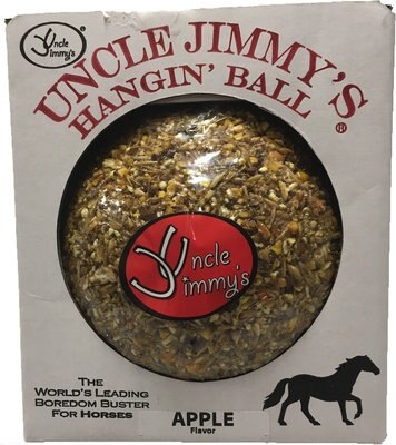 Uncle Jimmy's Apple Flavor Hangin' Ball Horse Treat, 4-lb, slide 1 of 1