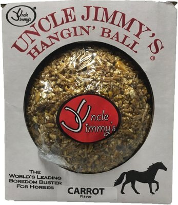 Uncle Jimmy's Carrot Flavor Hangin' Ball Horse Treats, 4-lb, slide 1 of 1