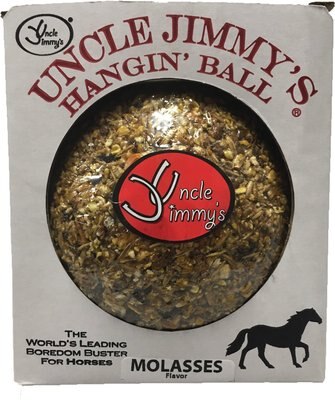 Uncle Jimmy's Molasses Flavor Hangin' Ball Horse Treats, 4-lb, slide 1 of 1