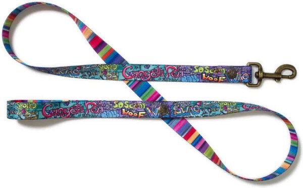 Merry Jane & Thor GangstaMutt Wag Swag Polyester Dog Leash, Small: 5-ft long, 5/8-in wide slide 1 of 5