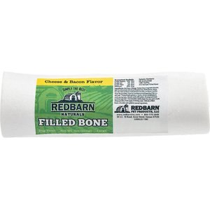 Redbarn Filled Bone Natural Cheese & Bacon Flavor Chew Dog Treat, Large, 8-oz