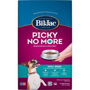 Bil-Jac Picky No More Small Breed Chicken Liver Recipe Dry Dog Food, 15-lb bag