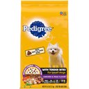 Pedigree Tender Bites Complete Nutrition Chicken & Steak Flavor Small Breed Dry Dog Food, 15.9-lb bag