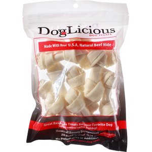 Canine's Choice DogLicious 2" Natural Mini Bones Dog Treats, 12 count