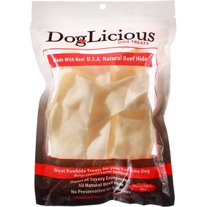 Canine's Choice DogLicious Natural Rawhide Chips Dog Treats, 3-oz bag
