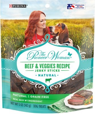 The Pioneer Woman Natural Grain-Free Beef & Veggies Recipe Jerky Sticks Dog Treats, slide 1 of 1