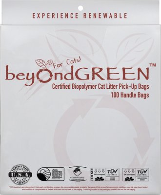 beyondGREEN Compostable Cat Litter Large Waste Bags, 100 count, slide 1 of 1