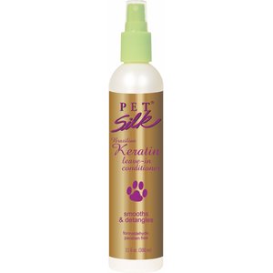 Pet Silk Brazilian Keratin Leave-In Dog & Cat Conditioner, 11.6-oz bottle