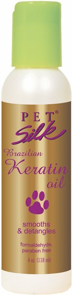 Pet Silk Brazilian Keratin Dog & Cat Oil, 4-oz bottle slide 1 of 1