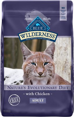 Blue Buffalo Wilderness Chicken Recipe Grain-Free Dry Cat Food, slide 1 of 1