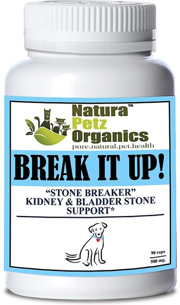 Natura Petz Organics Break It Up! Homeopathic Medicine for Stone Breaking for Dogs, 90 Count slide 1 of 3