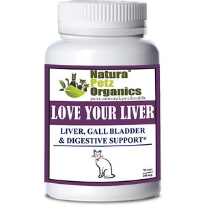 Natura Petz Organics Love Your Liver Cat Supplement, 90 count