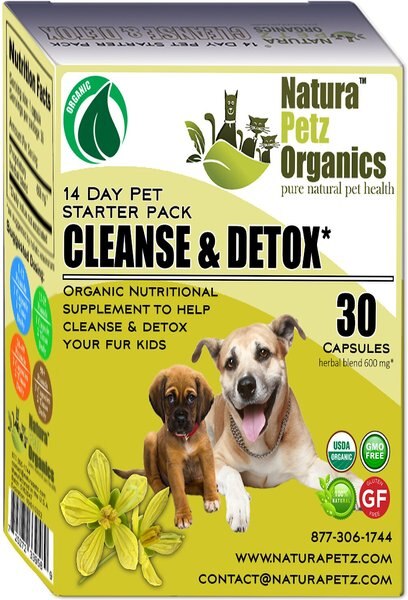 Natura Petz Organics Cleanse & Detox Starter Pack Dog Supplement, 30 count slide 1 of 1