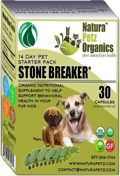 Natura Petz Organics Stone Breaker Starter Pack Homeopathic Medicine for Bladder Stones & Kidney Stones for Dogs, 30 count slide 1 of 1